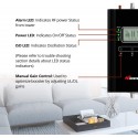 HiBoost Cell Phone Signal Booster for Home, Up to 4,000 sq ft, Support All US Carriers-Verizon, AT&T, T-Mobile, Sprint, Amplifier Kit with APP and LCD