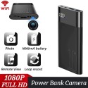 Hidden Power Bank Camera HD 1080P Wireless Monitor, Motion Detection, Night Vision, Suitable for Home, Office, Outdoor