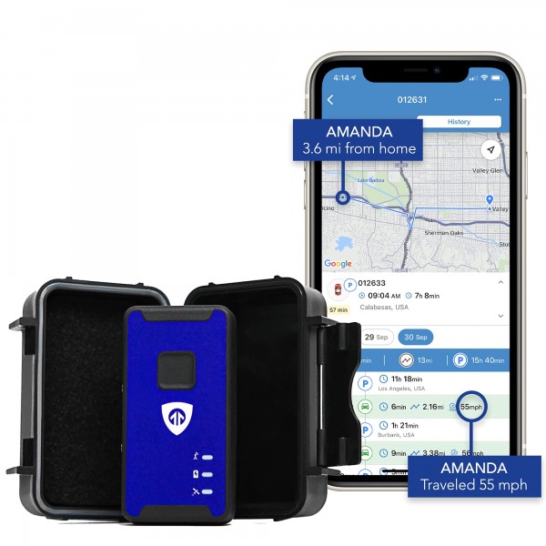 Brickhouse Security Spark Nano 7 GPS Tracker with Magnetic Waterproof Weatherproof Case for Car, Truck and Fleet Vehicle Real-Time LTE GPS Tracking. Subscription Required!